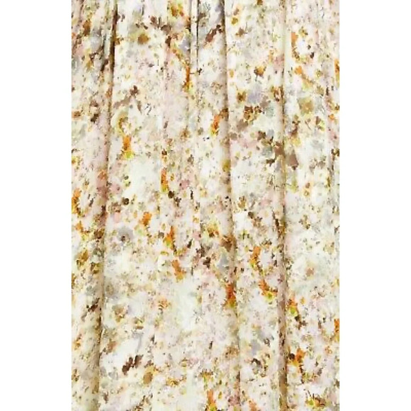 Co Collections Floral Jacquard Midi Flare Skirt Garden Print - Picture 4 of 6